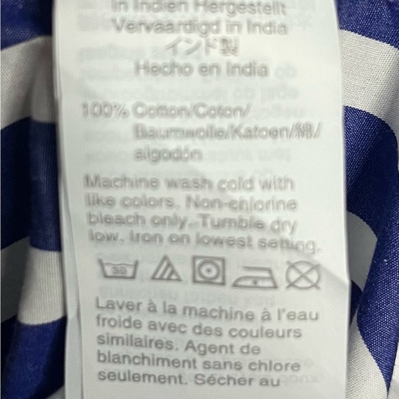 Like new J.Crew blue and white striped shirt dress - XXS - Picture 8 of 10